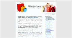 Desktop Screenshot of nakupni-centra.com